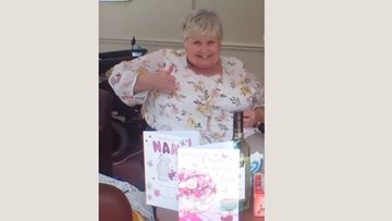 Resident celebrates 71st birthday at Widnes care home
